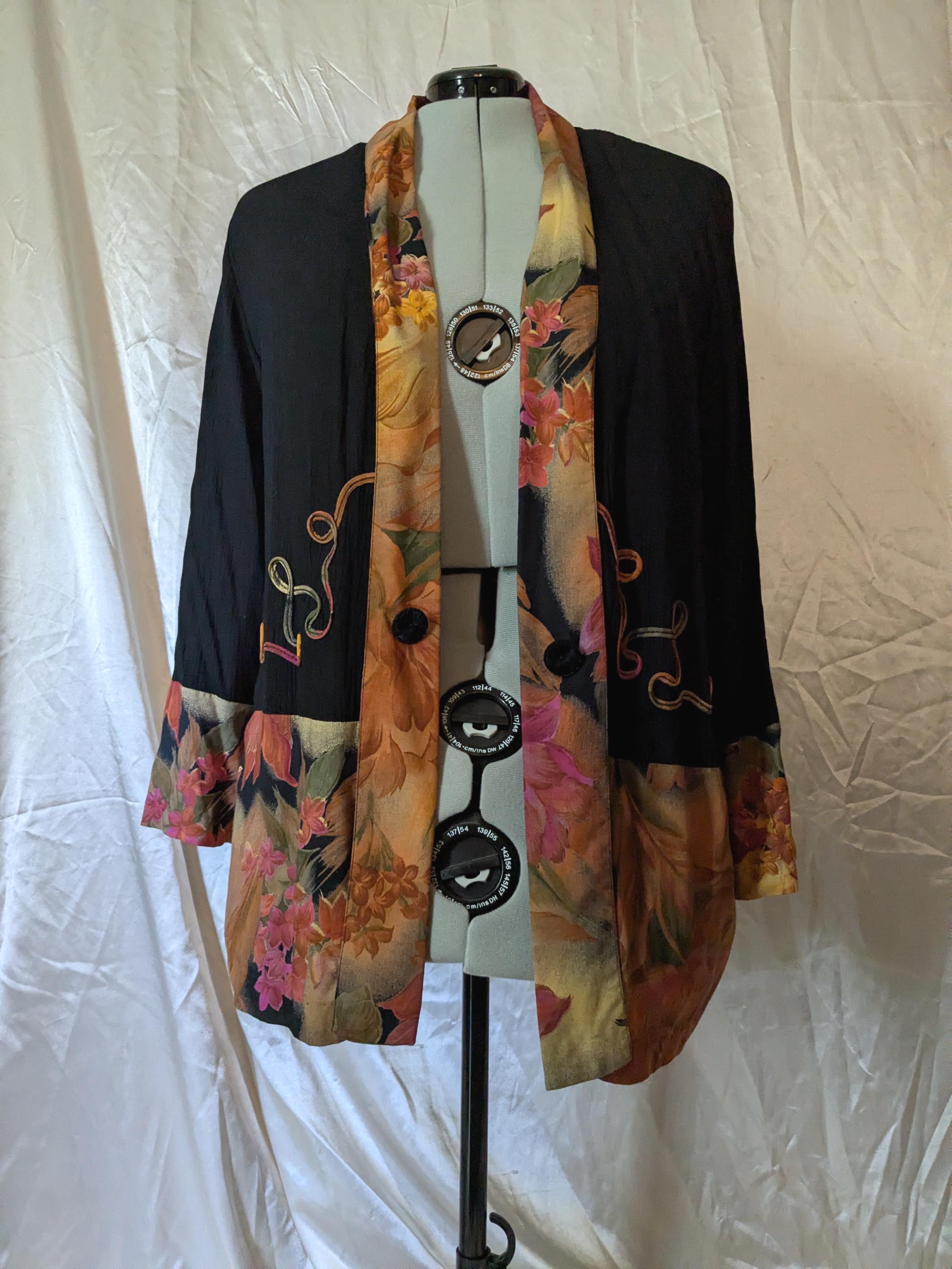 Plus Size Vintage Free Spirit Open Jacket by Sharon Anthony, Tagged 18 ...