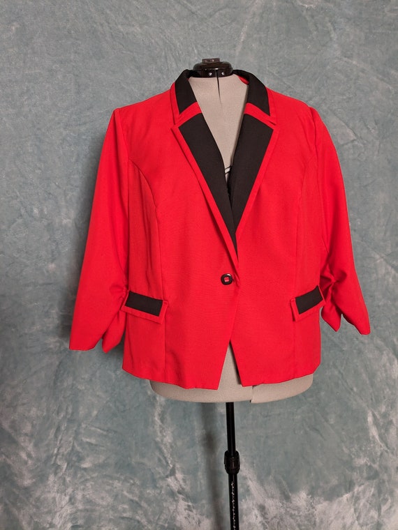 Blazer vintage black red online