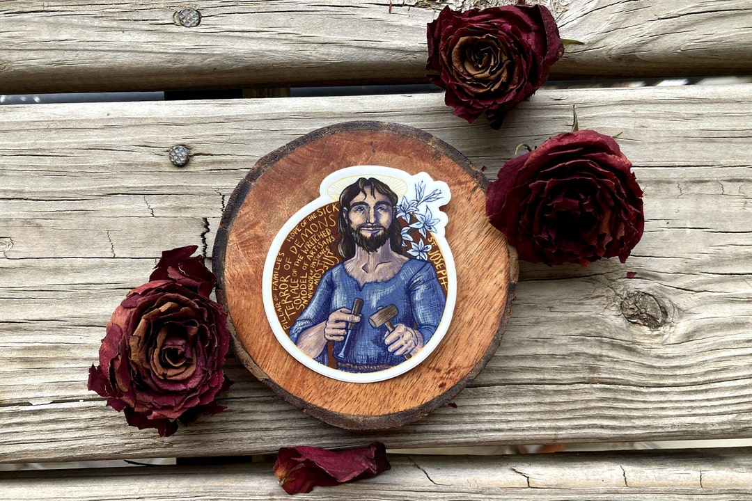 Stephen Joseph Sticker St. Joseph Sticker - Etsy