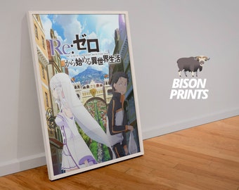 Anime Re:Zero kara Hajimeru Emilia Home Decor Wall Scroll Poster 50x70cm DG513