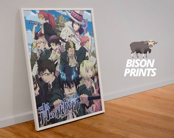 Blue Exorcist Poster Etsy