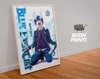 Blue Exorcist Poster Etsy