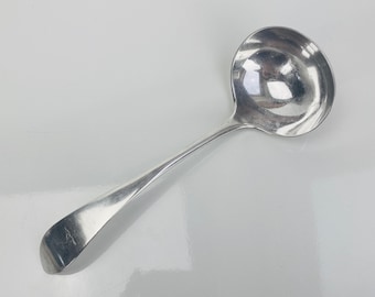 Sterling Silver Sauce Ladle, Martin, Hall & Co, Sheffield, UK, 1909.