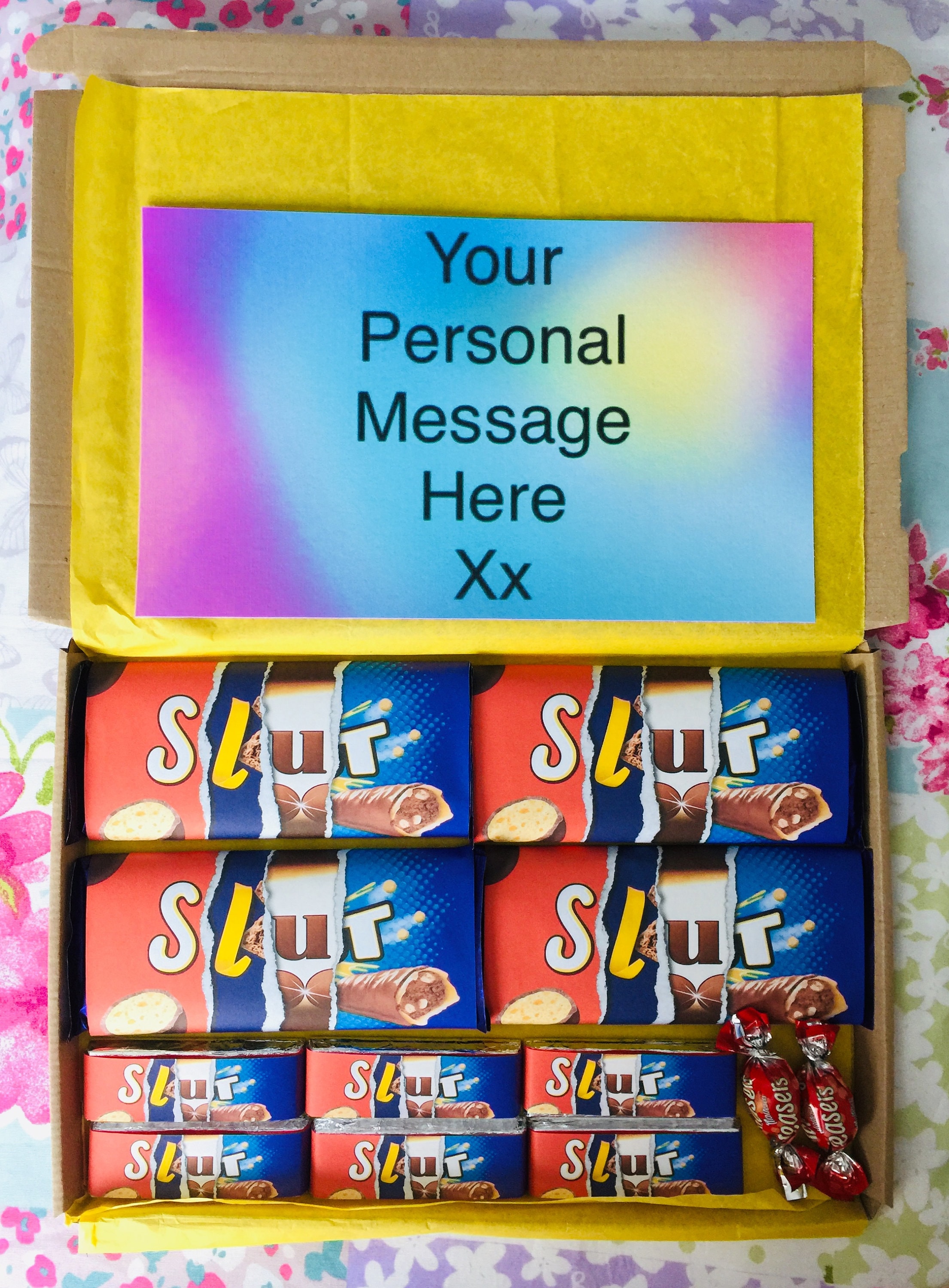 Adults rude novelty chocolate wrappers gift box. | Etsy