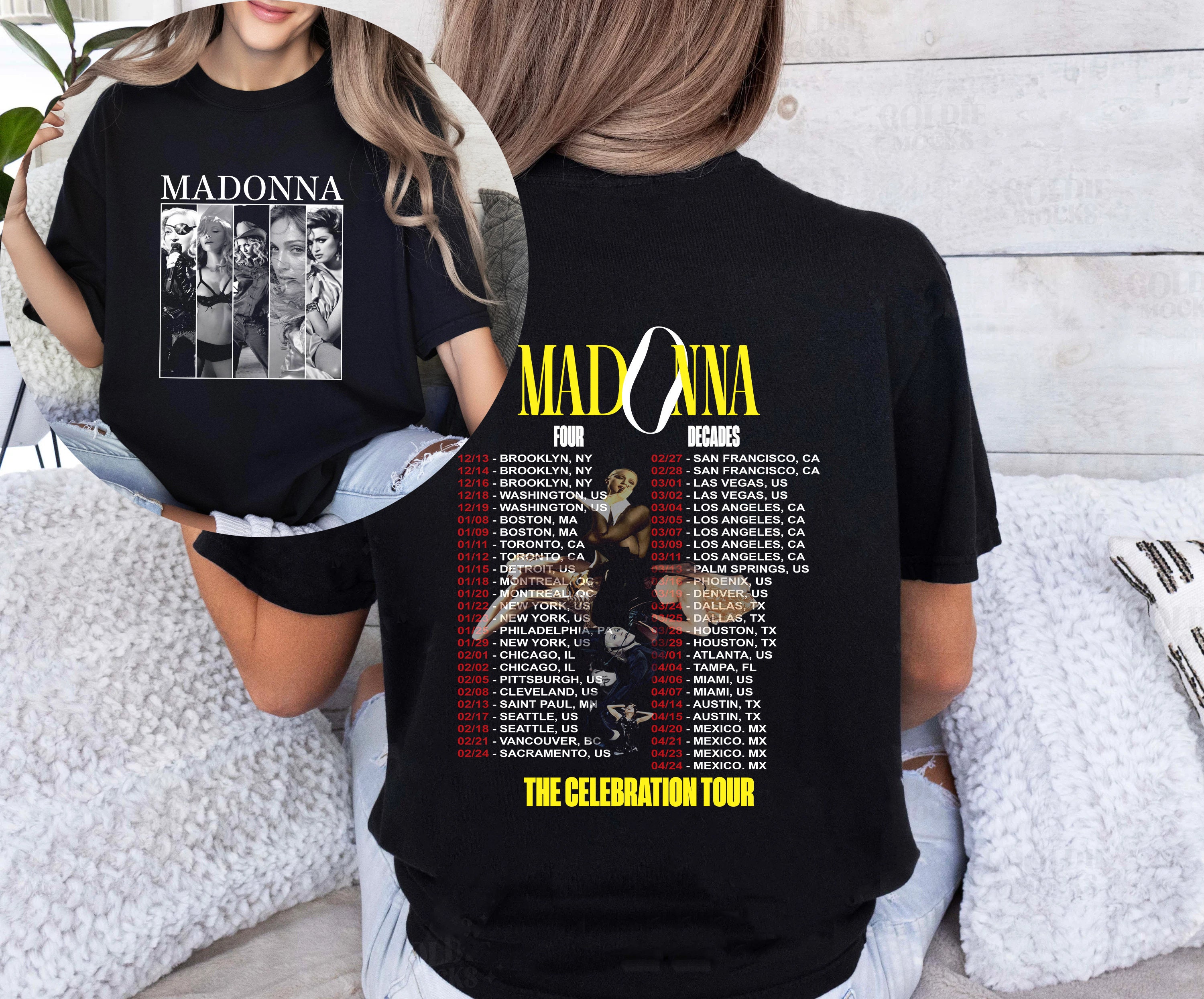 Madonna The Celebration Tour 2024 2 Side Sweatshirt