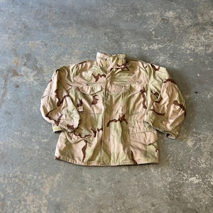 Vintage Military Field Jacket | Medium Short Army Coat w/ Fold-In Hood