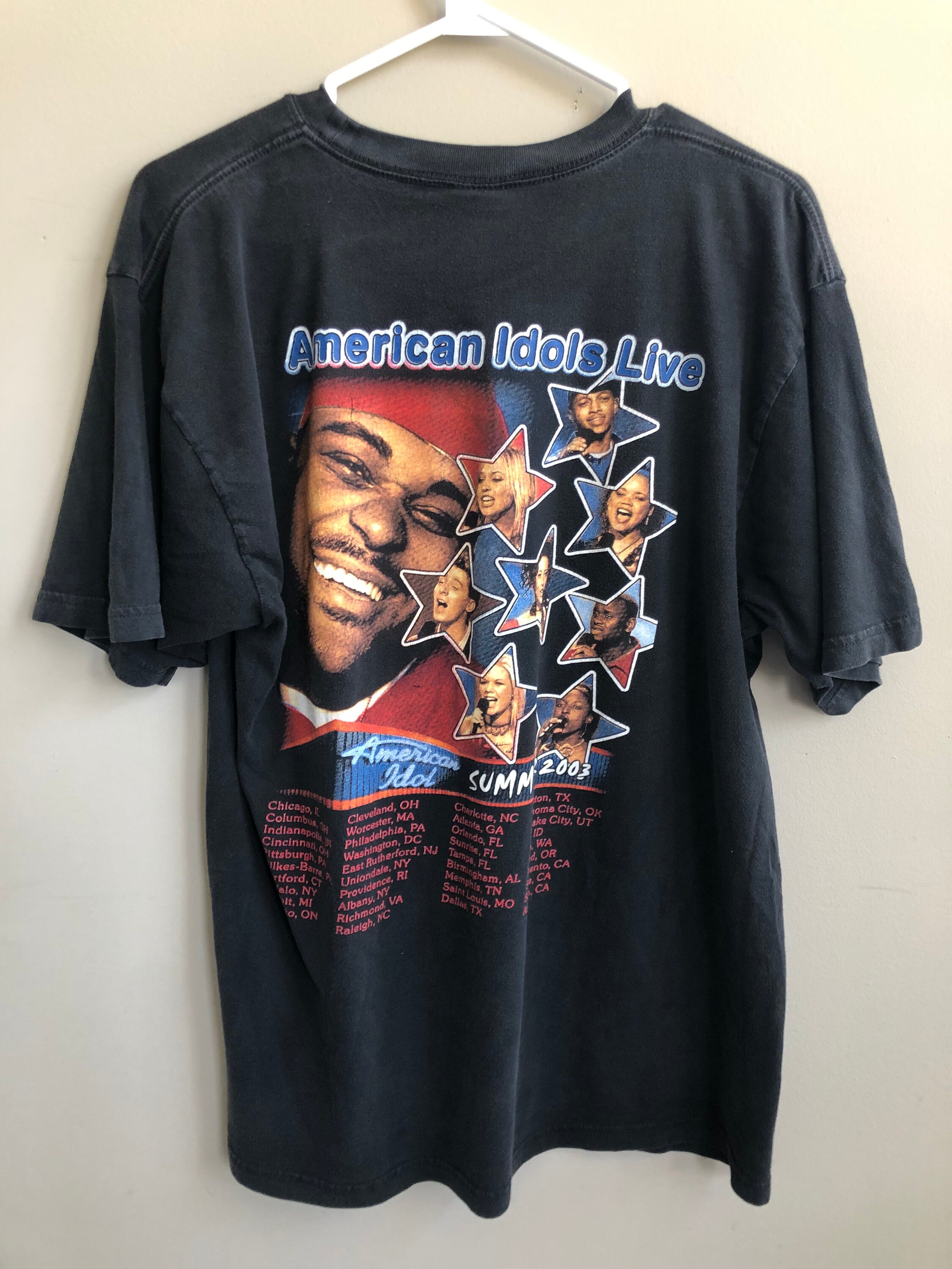 Ruben Studdard AMERICAN IDOL 2002 Tour T-Shirt | Etsy