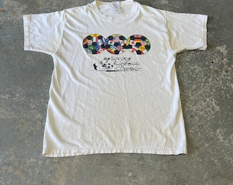 Vintage USA Fußball Frühling Einladung T-Shirt Weiß Große Retro Sport T-Shirt
