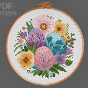 はやはやイースターページ はやはやイースターページ Easter Cross Stitch Pattern