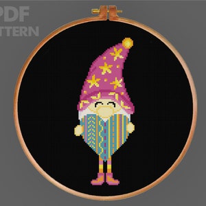 Gnomes Cross Stitch Pattern Christmas Cross Stitch PDF Pattern Instant Download