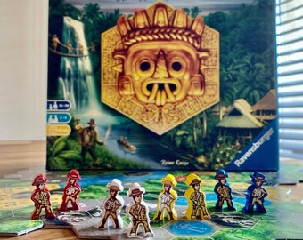 The QUEST For EL DORADO - Upgrade der Meeple-Aufkleber (inoffizielles Produkt)