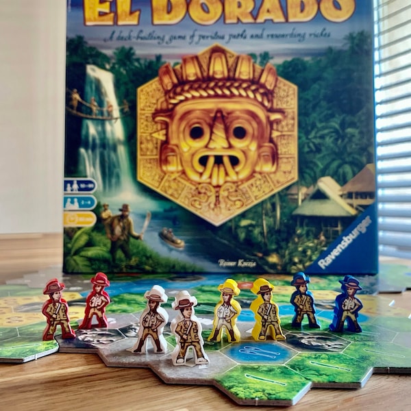 The QUEST For EL DORADO - actualización de pegatinas meeple de vinilo mate (Producto no oficial)