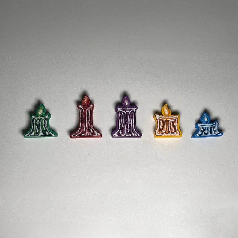 The NIGHT CAGE Meeple stickers/decals upgrade kit matte vinyl Meeple Unofficial Product image 2