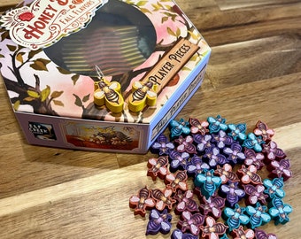 HONEY BUZZ - FALLFLAVORS Matte Vinyl Meeple Sticker/Decal Upgrade Kit