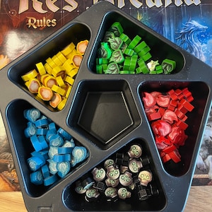 RES ARCANA/Lux Et Tenebrae - Meeple Matte Vinyl Sticker/Decal upgrade - Unofficial Upgrade