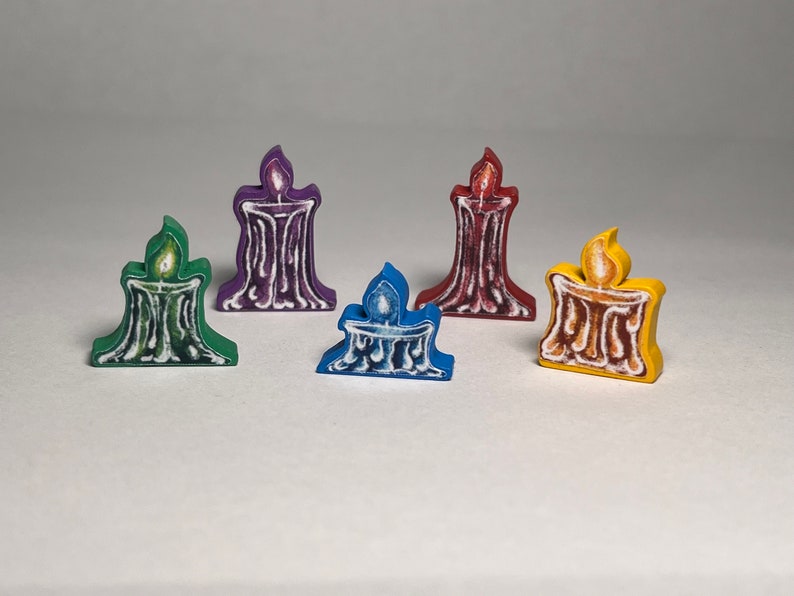 The NIGHT CAGE Meeple stickers/decals upgrade kit matte vinyl Meeple Unofficial Product image 1