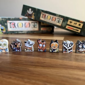 ROOT VAGABOND Expansion Unofficial Meeple Sticker/Decal Upgrade Kit