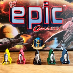 TINY EPIC GALAXIES  - Matte Vinyl Sticker Meeple/Decal Upgrade Kit - Unofficial Product