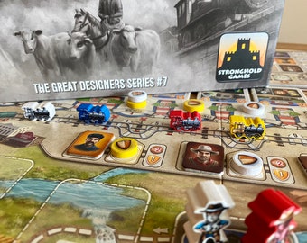 Great Western Trail Meeple Sticker Upgrade Kit Vinyl Etsy