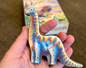 EVOLUTION - Dinosaurier Meeple Sticker / Aufkleber Upgrade Kit - mattes Vinyl - Inoffizielles Produkt