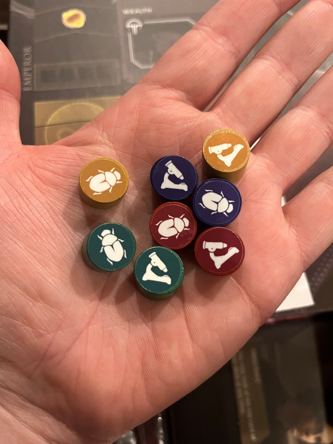 DUNE IMMORTALITY Expansion Meeple Sticker Upgrade Kit Vinyl Meeple