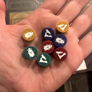 DUNE IMMORTALITY Expansion Meeple Sticker Upgrade Kit - Vinyl Meeple Stickers - Unofficial Product