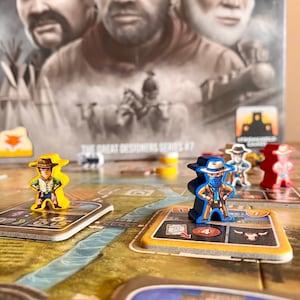 GREAT WESTERN TRAIL - Meeple Sticker/Aufkleber Upgrade Kit - matte Vinyl Aufkleber - Inoffizielles Produkt
