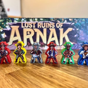 ARNAK Lost Ruins of Arnak  - Meeple Sticker/Decal Upgrade - matte vinyl