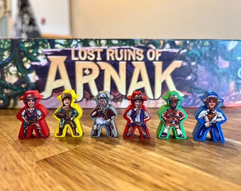 ARNAK Lost Ruins of Arnak  - Meeple Sticker/Decal Upgrade - matte vinyl