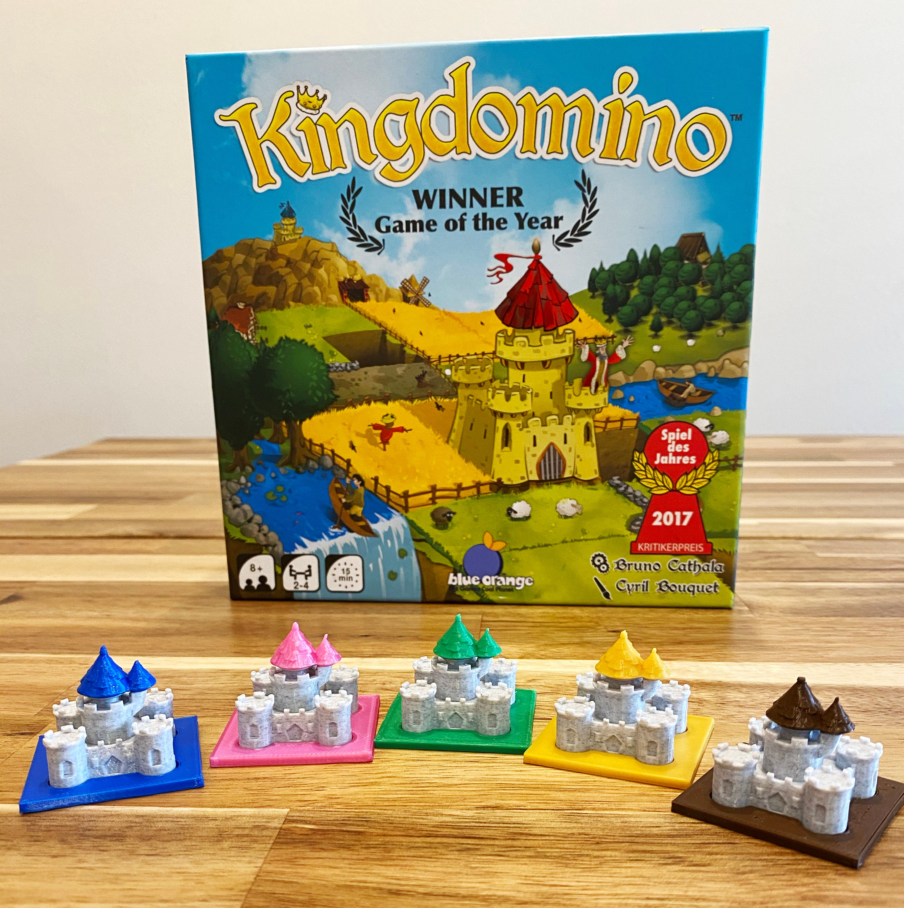 KINGDOMINO/ QUEENDOMINO 3D gedrucktes Upgrade Schloss Kit 