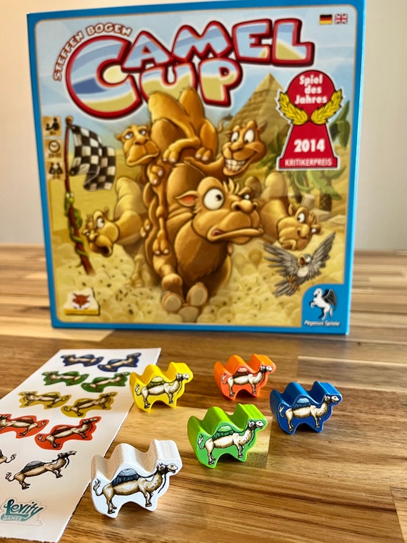 CAMEL UP First Edition Meeple Sticker Upgrade Kit Unofficial Product. 
