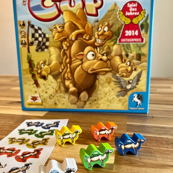 CAMEL UP - 1st Edition Meeple Sticker/Decal Upgrade Kit! Inoffizielles Produkt