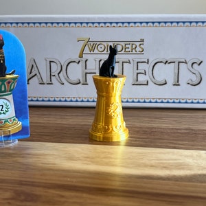 7 Wonders ARCHITECTS Egyptisk katt pelare standee reservdel