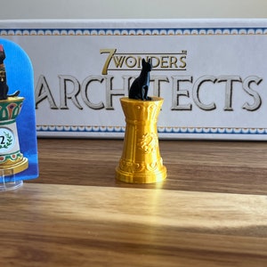 7 Wonders ARCHITECTS Egyptian Cat Pillar Standee Replacement image 1