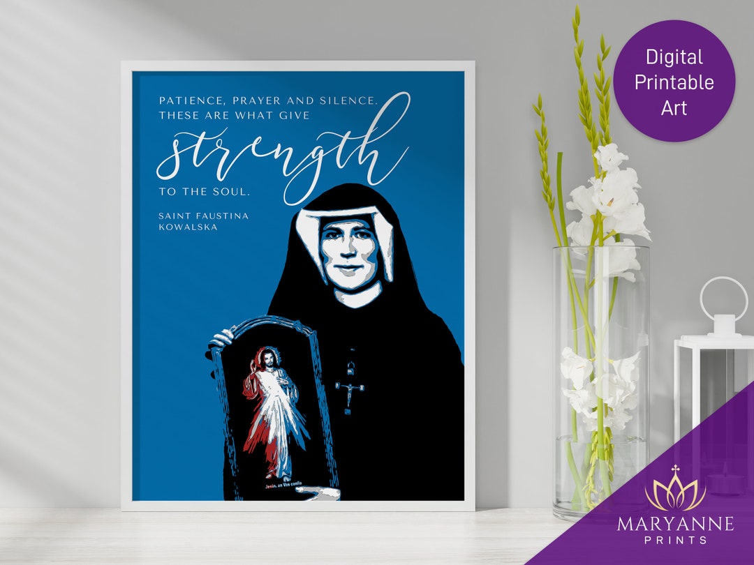 St Faustina Quote, St Faustina Prayer Quote, Catholic Saint Quotes