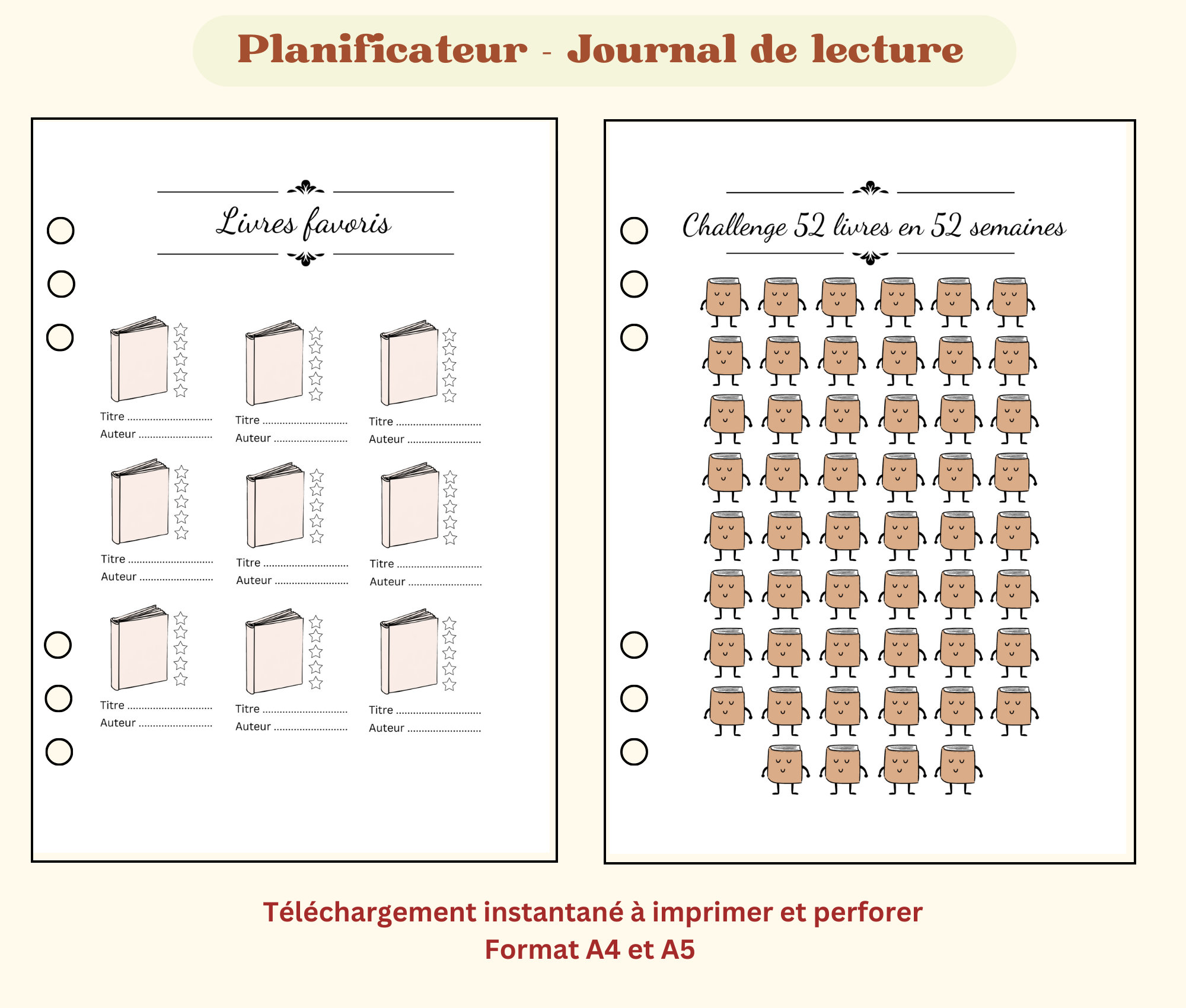 Reading Diary to Print, Reading Planner, Reading Book, Pdf to Print ...