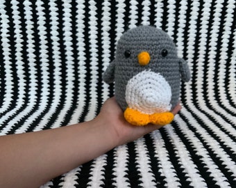 Crochet Penguin, Stuffed Animal, Penguin Stuffy, Penguin Plushie, Plushie, Crocheted Penguin, Penguin Stuffed Animal, Amigurumi, Penguin