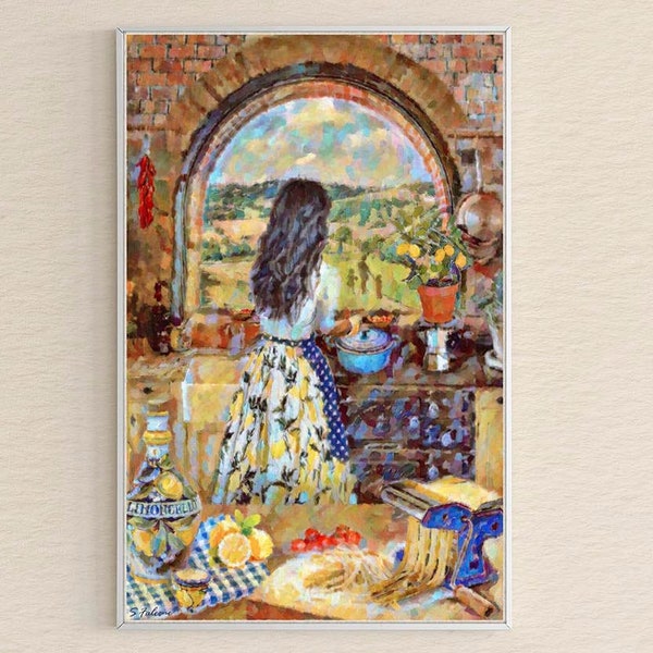 Italian Kitchen Art - Etsy