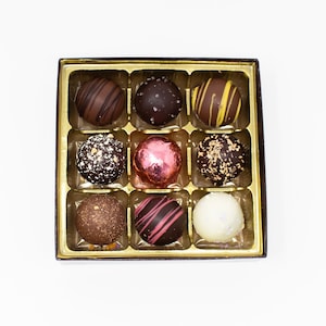 9 piece Assorted Truffle Box