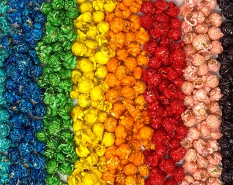 All Occasion Popcorn! 25 bags - Many colors to choose from....you pick! Gourmet Popcorn - 3 cups each.
