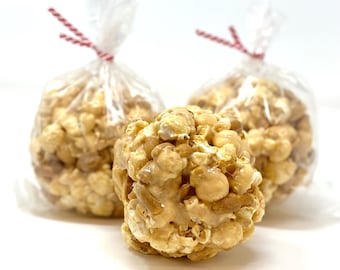 Salted Nut Roll Popcorn Balls! 6 or 12 count