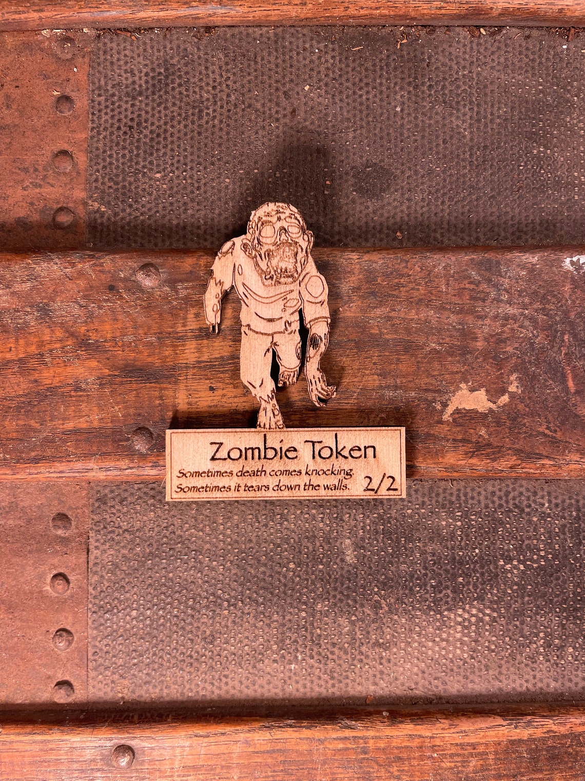 Zombie Tokens With Customizable Flavor Text 2 Count - Etsy