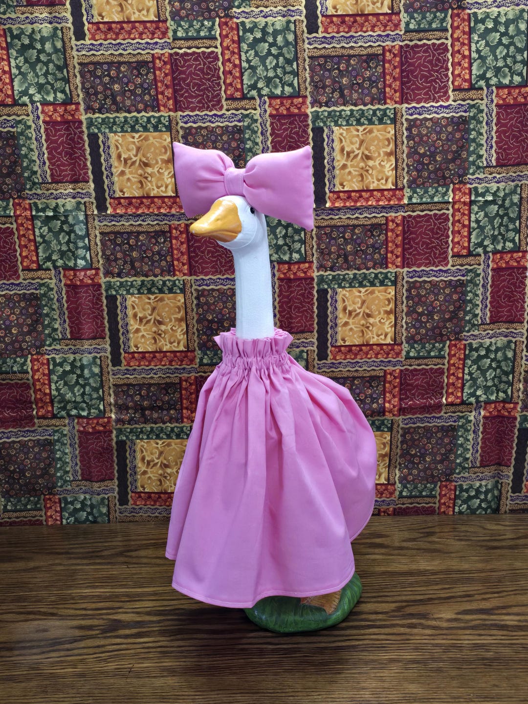 Spring Porch Goose Dress With Puffy Bow for 19" Inch Geese - Etsy