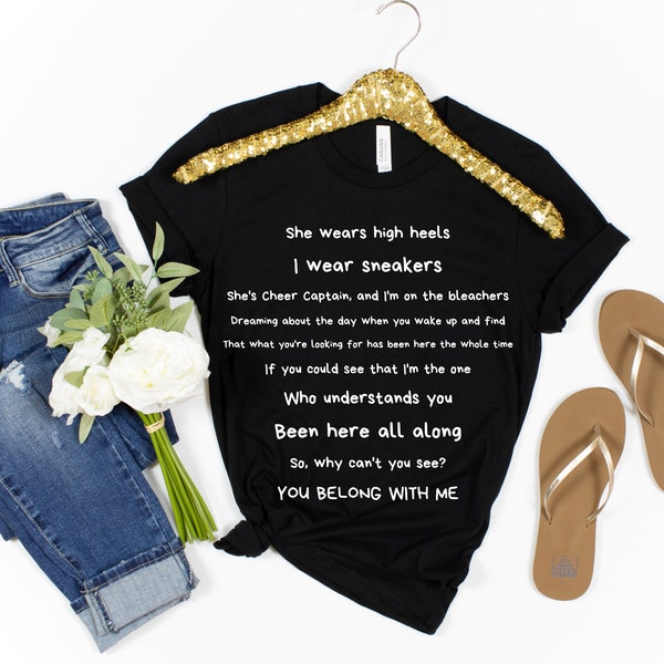 You Belong With Me Shirt Etsy