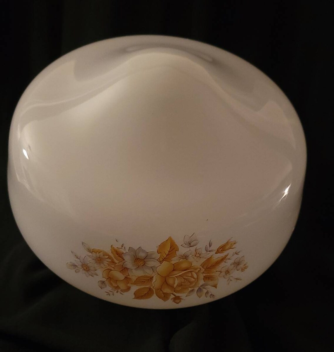 Vintage White Schoolhouse Shape Ceiling Fan Lamp Shade Globe | Etsy