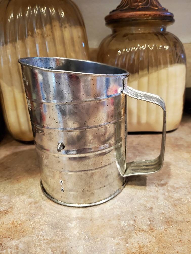 Antique Bromwell Flour Sifter Patented Jacob Bromwell sifter Etsy