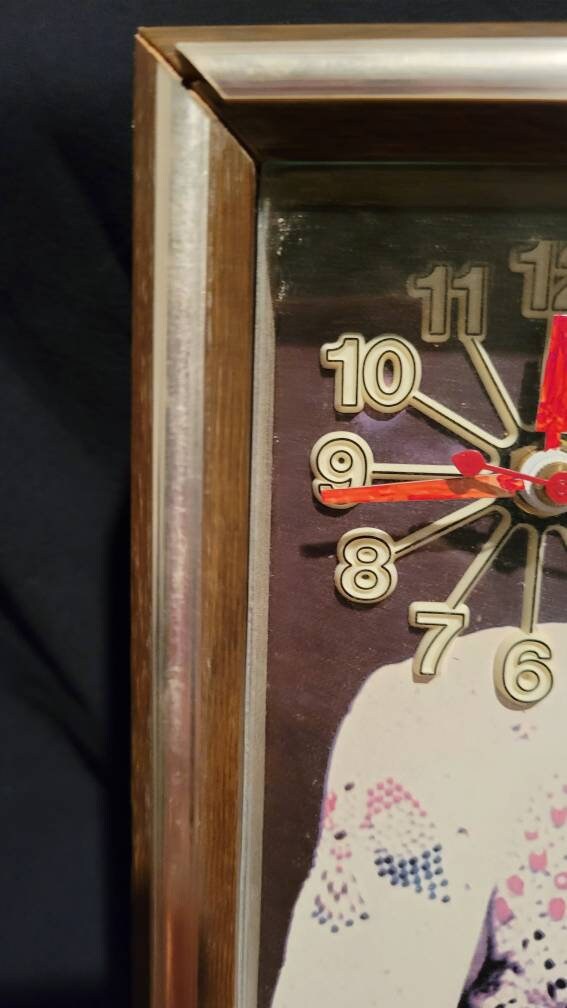 Rare vintage elvis presley clock. Etsy