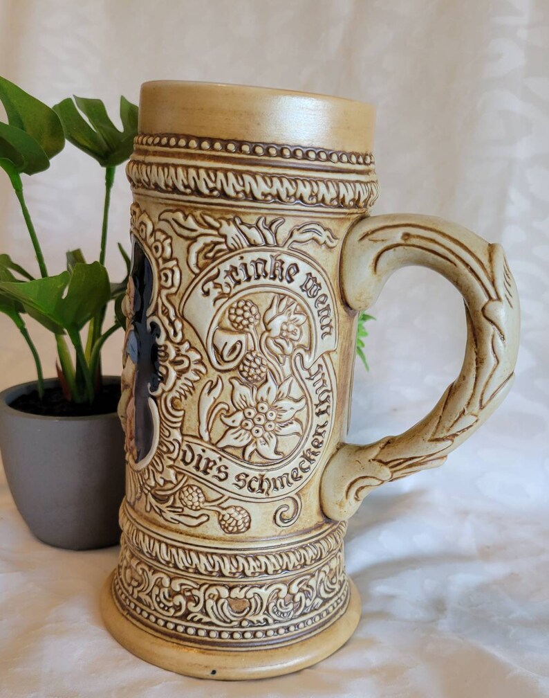 Vintage Ceramarte Beer Stein Made in Brazil Fathers Day Etsy