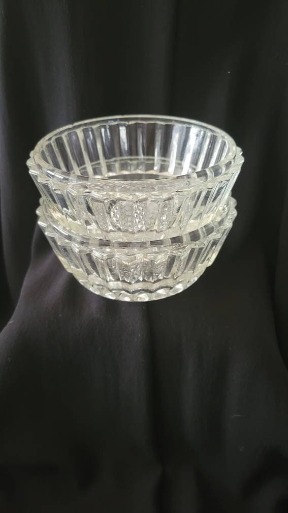 2 imperial crystal candy dishes. Etsy