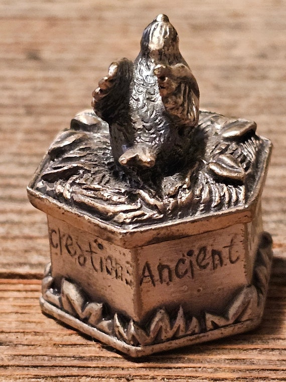 Midwest of Cannon Falls Miniature Pewter Trinket … - image 3